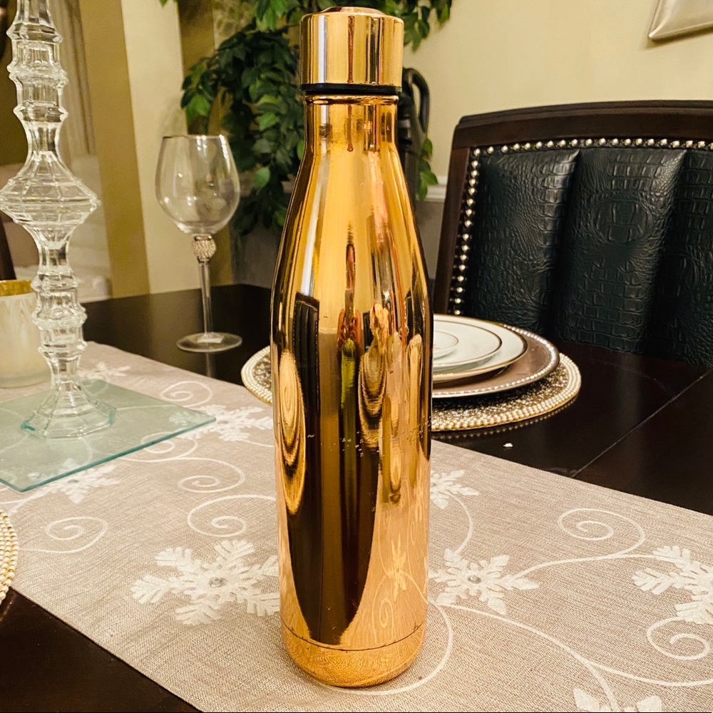 Rose Gold Insulated Hot Cold Water Bottle